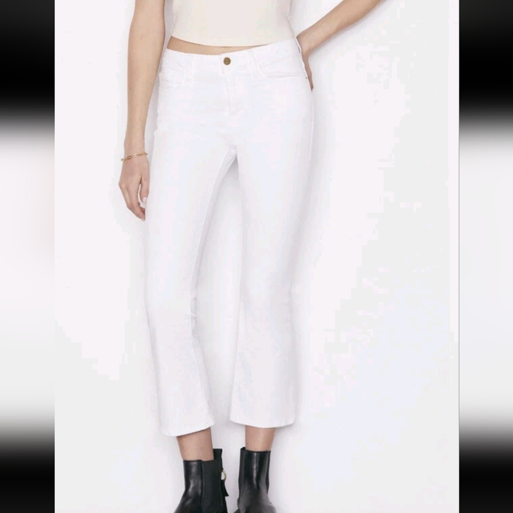 Frame Jeans le crop mini White Jeans